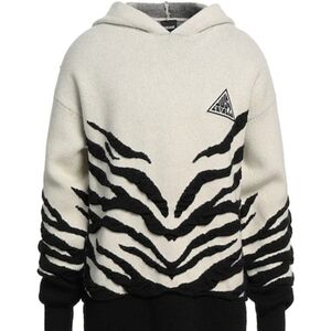 Just Cavalli Men's Black and White Sweater